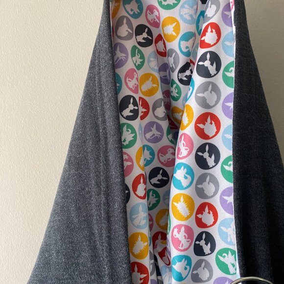 Pokémon Center 2016 Grey Multicolour Hood Eevee Evolutions Zip Up Hoodie - Picture 14 of 15